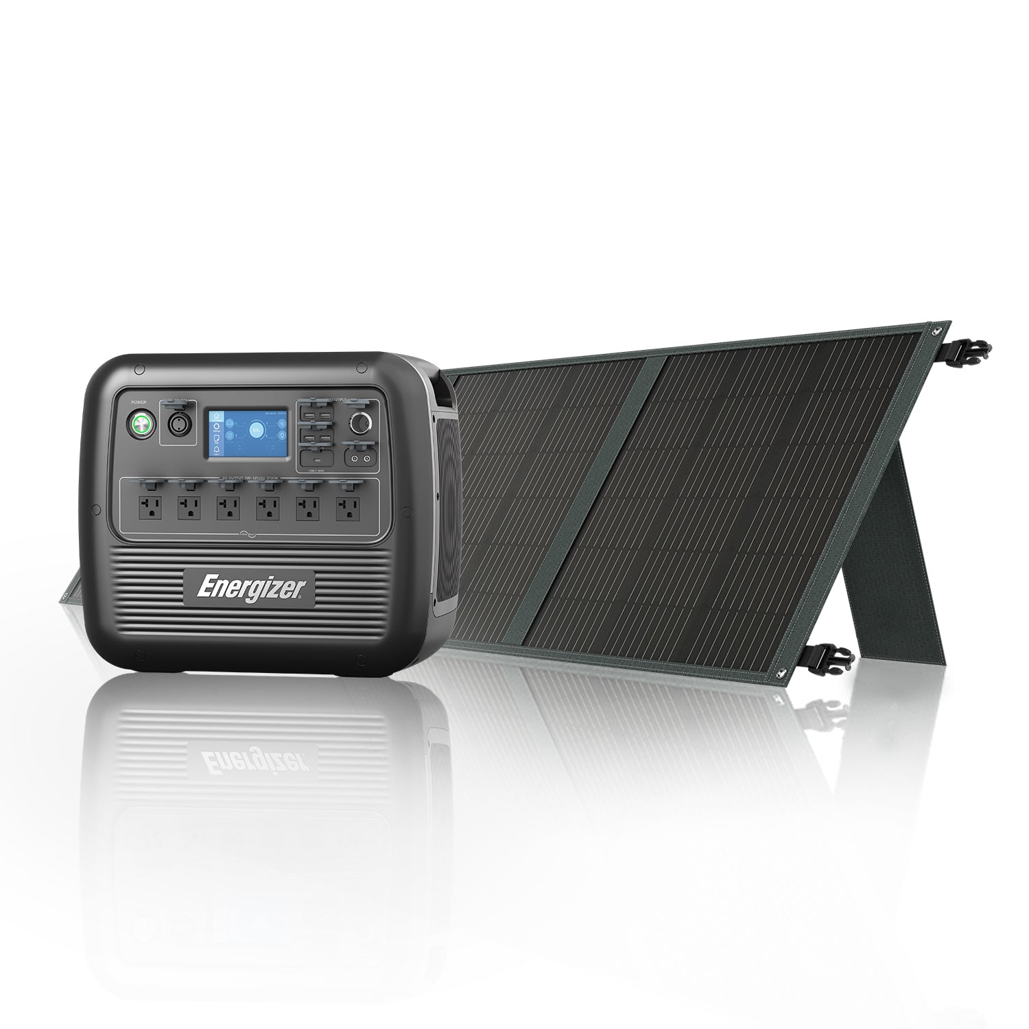 Energizer PPS2000 portable power station with 220w 200w solar panel