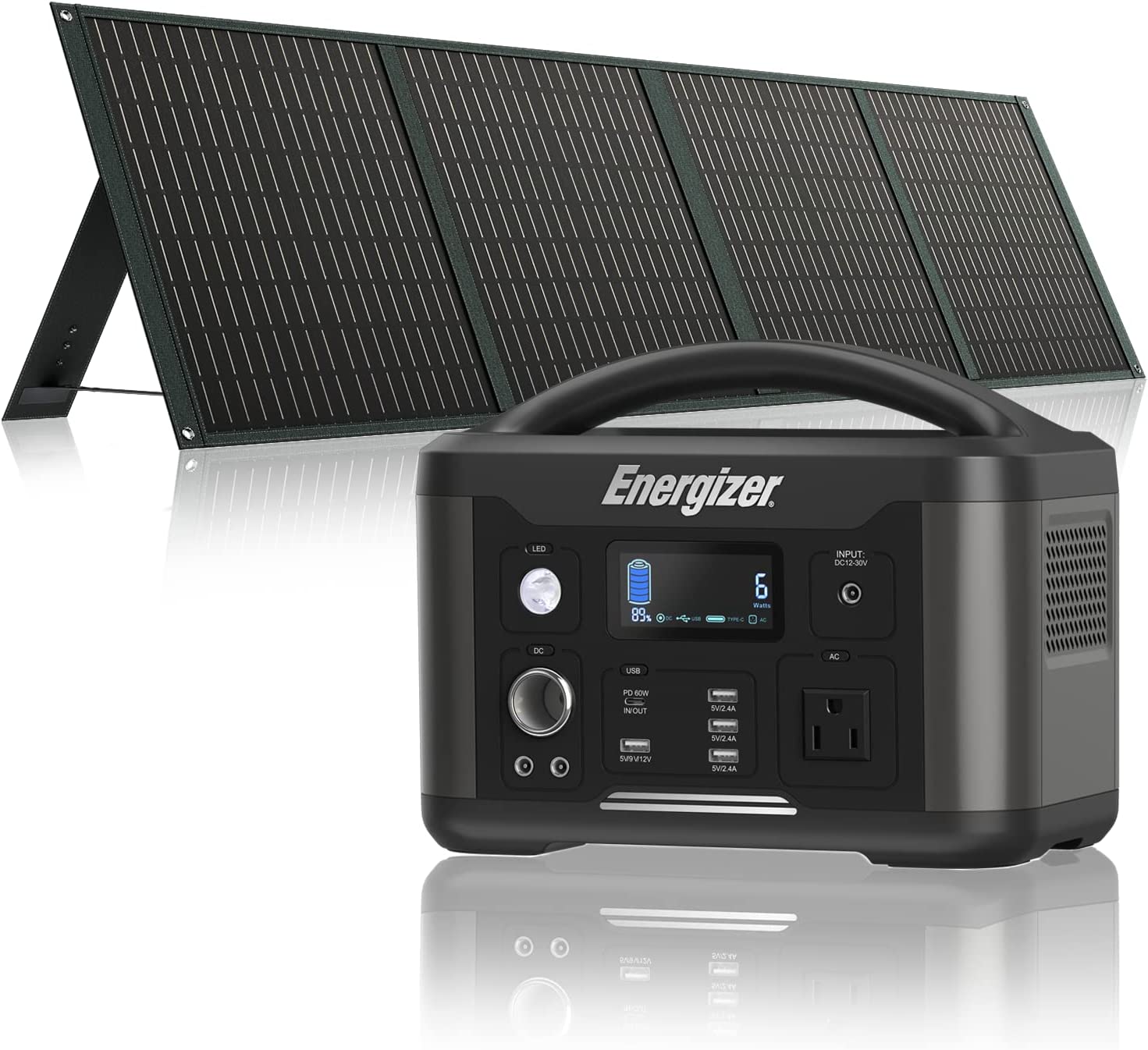 Energizer solar generator