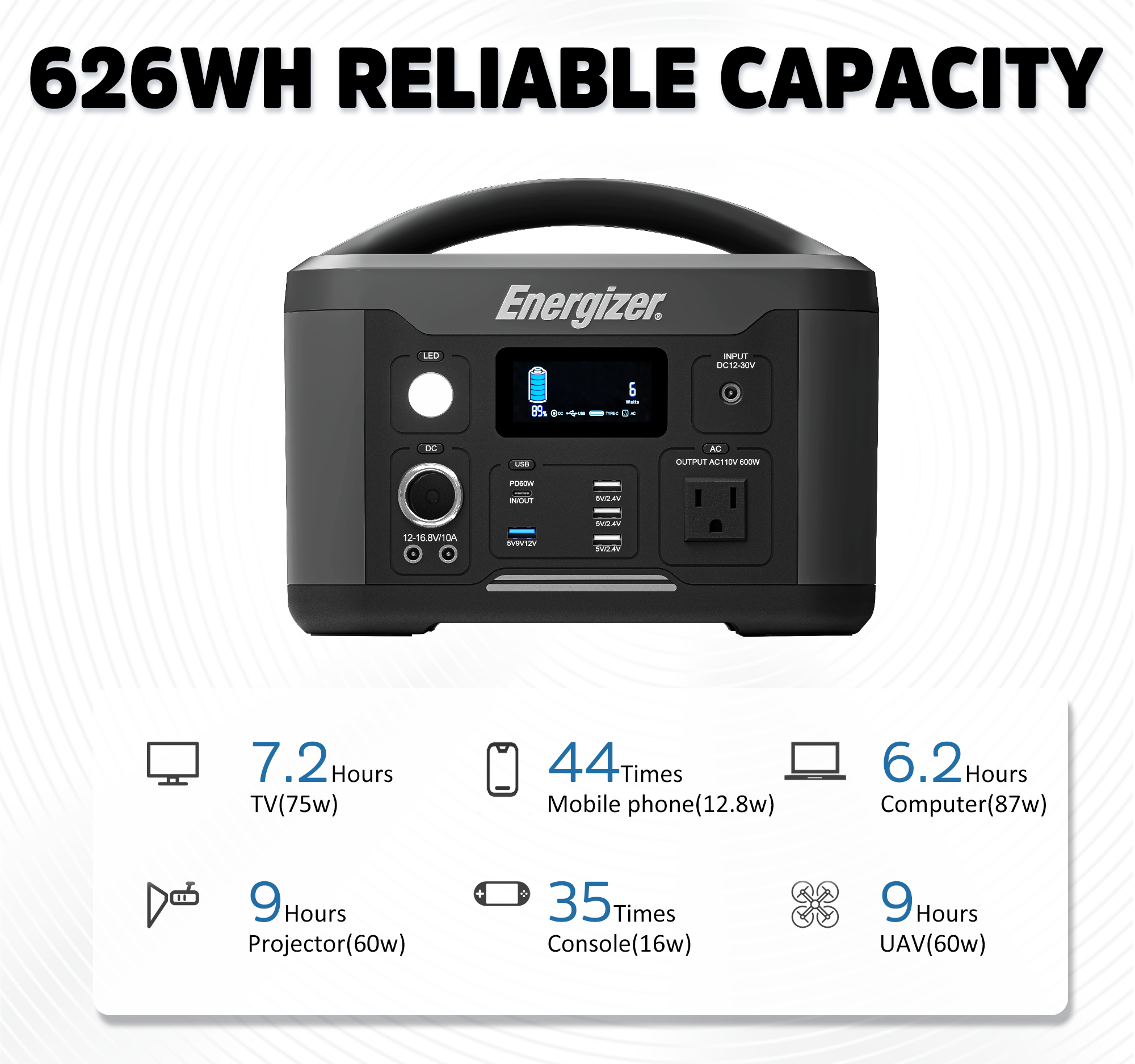 portable power station 600w